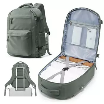 Рюкзак для ноутбука для путешествий для мужчин и женщин, водонепроницаемый противоугонный рюкзак TSA для ноутбука 15,6 дюймов, одобренный для полетов, большой рюкзак для колледжа