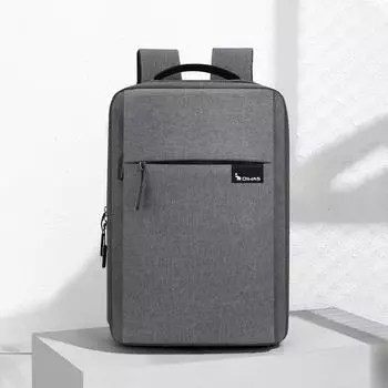 Рюкзак для ноутбука OIWAS 14 дюймов, дорожный рюкзак, деловой рюкзак для ноутбуков с портом зарядки USB, сумка для компьютера для колледжа и школы, подходит для ноутбука 14 дюймов серый