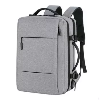 Рюкзак для ноутбука с отделениями для бизнеса и мужчин, для работы и путешествий, для выходных светло-серый