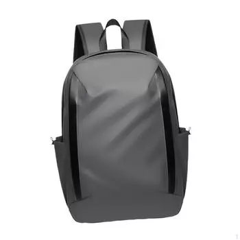 Рюкзак для ноутбука с регулируемым ремнем для мужчин, для путешествий на работу и ночевок в походе серый