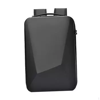 Рюкзак для ноутбука с жестким корпусом, игровая сумка, удобная для переноски, водонепроницаемая для путешествий белый