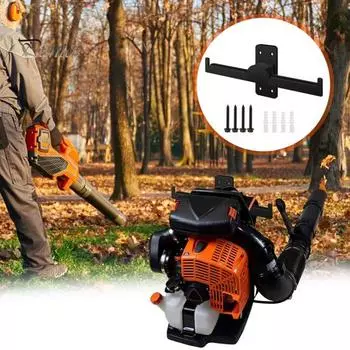 Рюкзак для опрыскивателя, настенное крепление, вешалка для листвы, держатель для настенного опрыскивателя для гаража, органайзер для хранения вещей, держатель для прицепа, 220 фунтов, прочная сталь чёрный
