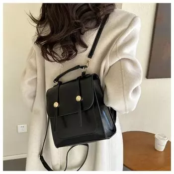 Рюкзак для отдыха, модный студенческий рюкзак для путешествий Bag with shoulder straps темно-коричневого