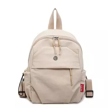 Рюкзак для отдыха на природе, женский, большая вместимость, нагрудная сумка, легкий дорожный рюкзак Small бежевый