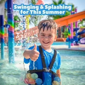 Рюкзак для переноски водных шаров для детей, сетчатая сумка для хранения водных шаров с регулируемым ремешком для летнего бассейна, пляжного аксессуара розы красного