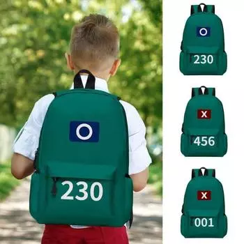 Рюкзак для персонажа ТВ, школьный рюкзак для косплея с большой основной сумкой и внутренней частью