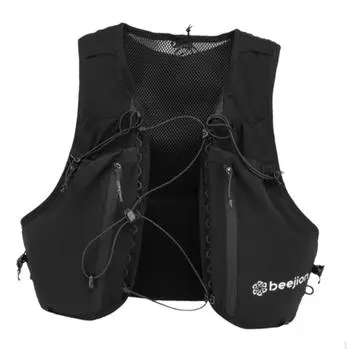 Рюкзак для питья для бегунов, подходит для походов и кемпинга чёрный