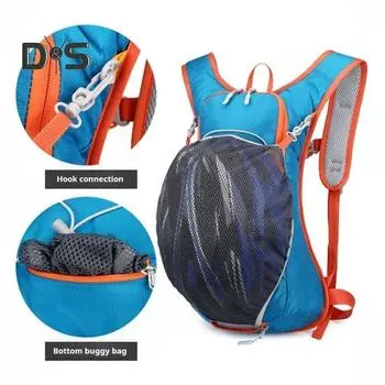 Рюкзак для питья, походный рюкзак для спорта на открытом воздухе, нейлоновая сумка большой емкости для пеших прогулок, велоспорта, бега, велоспорта фиолетовый