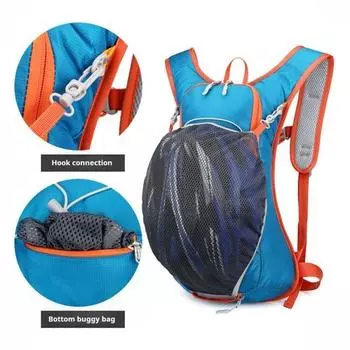 Рюкзак для питья, походный рюкзак для спорта на открытом воздухе, нейлоновая сумка большой емкости для пеших прогулок, велоспорта, бега, велоспорта фиолетовый