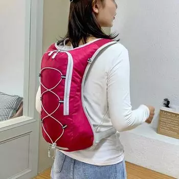 Рюкзак для питья, походный рюкзак для спорта на открытом воздухе, нейлоновая сумка большой емкости для пеших прогулок, велоспорта, бега, велоспорта фиолетовый