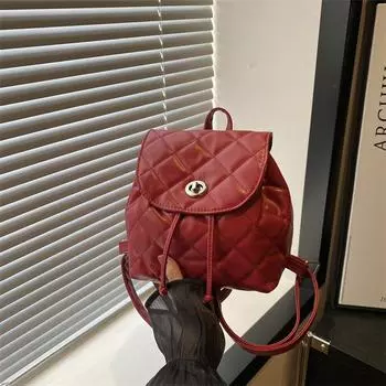 Рюкзак для поездок на работу, модный рюкзак, сумка, красивая леди 2024, новая корейская версия, осенний индивидуальный рюкзак в иностранном стиле чёрный