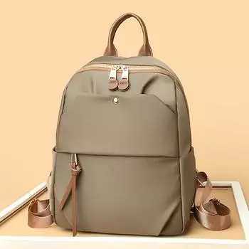 Рюкзак для поездок на работу, женская легкая дорожная сумка, школьный рюкзак для студентов чёрный