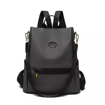 Рюкзак для поездок на работу Женский легкий дорожный рюкзак Студенческий рюкзак большой вместимости Многофункциональная наплечная сумка чёрный