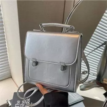 Рюкзак для путешественников, женская ретро-сумка, универсальная, модная сумка через плечо чёрный