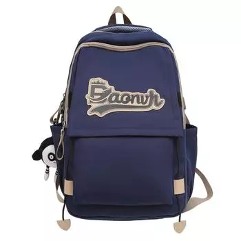 Рюкзак для путешествий большой емкости для старшеклассников ретро-колледжа красный