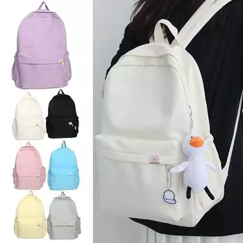 Рюкзак для путешествий большой емкости, рюкзаки для школьных принадлежностей, школьные принадлежности для девочек-подростков One Size чёрный