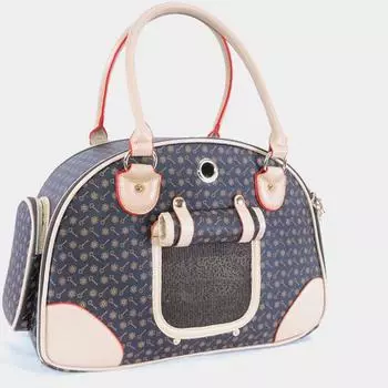 Рюкзак для путешествий для домашних животных: Портативная сумка из полиуретана для кошек, собак, пуделей, плюшевых мишек — идеально подходит для прогулок S: 38*23*17 cm