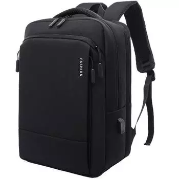 Рюкзак для путешествий, мужской модный деловой повседневный рюкзак, мужская трендовая сумка для ноутбука 31*43*16(cm) чёрный