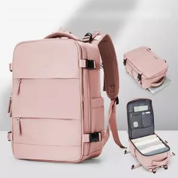 Рюкзак для путешествий в салоне самолета, женский рюкзак, водонепроницаемый дорожный рюкзак, рюкзак для ноутбука, женские сумки, мужские рюкзаки Small розовый