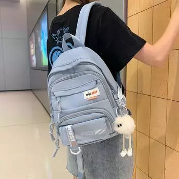 Рюкзак для шитья, женский младшеклассник, сумка для начальной школы, рюкзак для колледжа чёрный