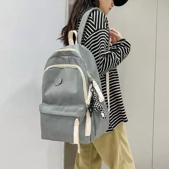 Рюкзак для школьников средней школы, школьный рюкзак большой емкости для школьников младших классов белый