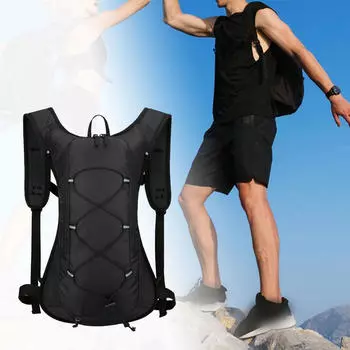 Рюкзак для скалолазания, рюкзак для бега, походный рюкзак, гидратация для чёрный