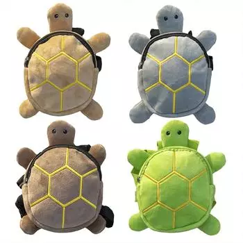 Рюкзак для собак, не требующий вытягивания, жилет для домашних животных, в форме черепахи, самостоятельный переносной рюкзак с металлической молнией для путешествий, прогулок, кемпинга, походов коричневый