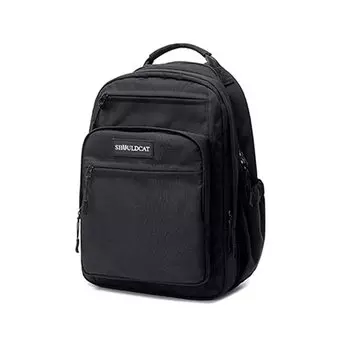 Рюкзак для средней школы, 5 слоев, 16 дюймов, ПК, A4, большой, 13 ручек, дышащий, черный, для студентов, водонепроницаемый, тип, хранение, емкость, чёрный