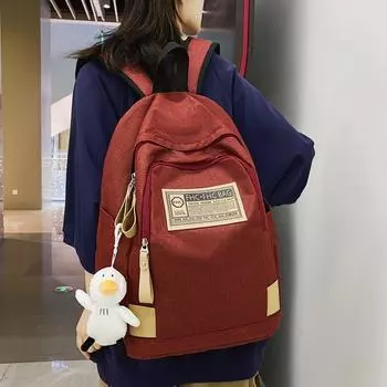 Рюкзак для средней школы колледжа большой емкости, школьный рюкзак для женщин синий