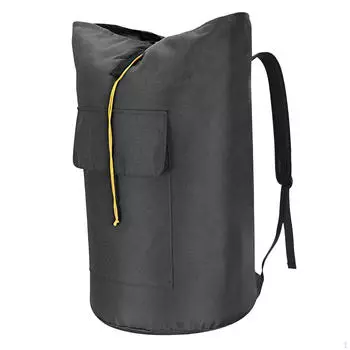 Рюкзак для стирки, очень большой размер 115 л, для общежития чёрный