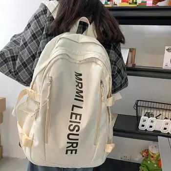 Рюкзак для студентки школьная сумка модный тренд большой вместимости компьютерный рюкзак корейский стиль
