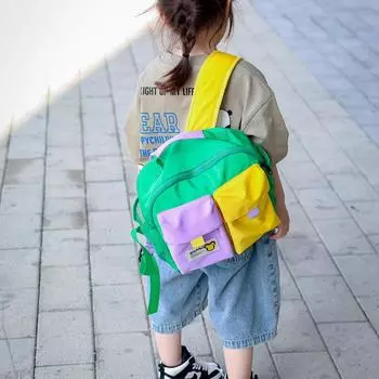 Рюкзак для студентов большой емкости, водонепроницаемый, дышащий, с принтом, модная индивидуальная сумка для отдыха, школьная сумка для детей зелёный