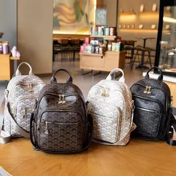 Рюкзак для внешней торговли, модный женский новый рюкзак с ретро-печатью и буквами, большой емкости, трехцелевой рюкзак для путешествующих женщин