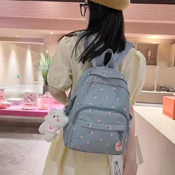 Рюкзак для женщин, маленькая сумка для книг, симпатичные рюкзаки для школы, работы, путешествий, колледжа, кампуса, ноутбука, рюкзака, кошелька, подарков синий