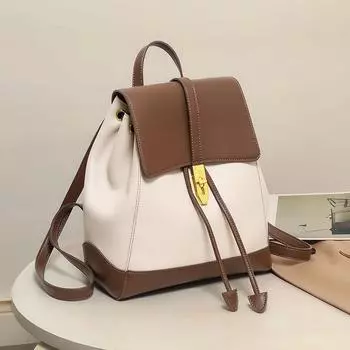 Рюкзак для женщин на осень и зиму, новый модный рюкзак большой вместимости для учеников младших классов средней школы и студентов колледжей из натуральной кожи