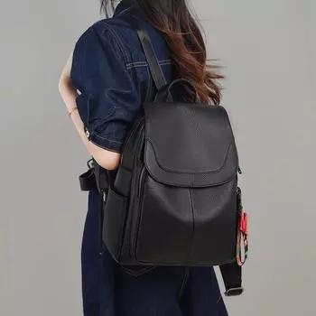 Рюкзак для женщин, новый модный кожаный рюкзак для средней школы, легкий и универсальный, большой емкости для путешествий