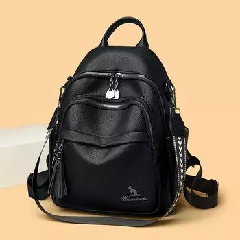 Рюкзак для женщин, новый стиль, европейская и американская мода, кожаный женский рюкзак, ретро дорожная сумка на плечи