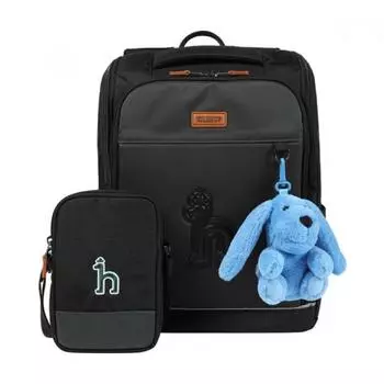 Рюкзак Hazzys Kids Harry Big Logo с перекрестными сумками, черный Hus60up03m Bk 100
