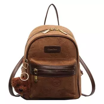 Рюкзак High Sense для женщин 2024 года, новая ниша, интернет-знаменитость, женский школьный рюкзак, студент колледжа, универсальный рюкзак для поездок на работу и обратно коричневый