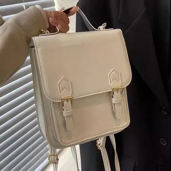 Рюкзак High sense Niche для женщин 2024 года, новая модная сумка-мессенджер для женщин в иностранном стиле, универсальный небольшой рюкзак на одно плечо для женщин розовый