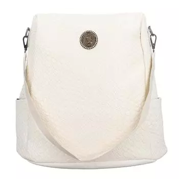 Рюкзак из искусственной кожи, кошелек для женщин, модная многофункциональная сумка, женские сумки на плечо для путешествий белый