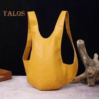 Рюкзак из искусственной кожи, водонепроницаемый, ретро, однотонный, с широкими плечевыми ремнями, в форме жилета, большой емкости, уменьшающий нагрузку, сумка для школы, работы, путешествий серый