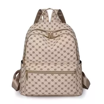 Рюкзак из искусственной кожи, женский рюкзак большой емкости с принтом, школьный рюкзак