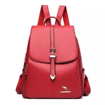 Рюкзак из мягкой кожи, женский, корейский стиль, модный, повседневный, летний, маленький, студенческий, простой, школьный, новый стиль