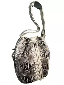 Рюкзак из натуральной кожи питона, сумка через плечо 2WAY, змеиная кожа, змеиная кожа, сумка через плечо [GUODI] Тип кинчаку и женская