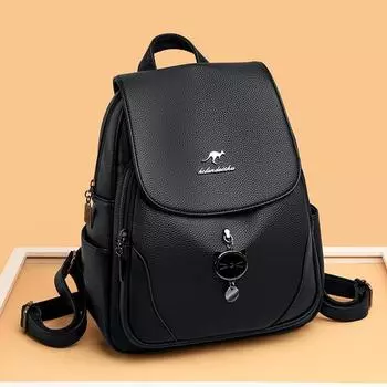 Рюкзак из плутониевой кожи, большой емкости, женский рюкзак для путешествий, рюкзак на плечо