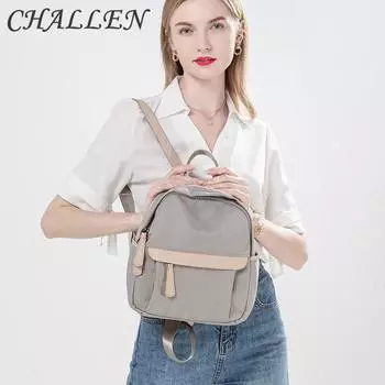 Рюкзак из ткани Оксфорд, весенне-летний мини-противоугонный рюкзак в иностранном стиле, легко брать с собой школьные ранцы, повседневная дорожная сумка S чёрный