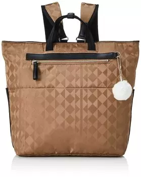 Рюкзак Kanana Monogram 2nd B5 Storage Equiped с антибактериальным карманом и замком безопасности 67343 Кофе с молоком [Проект Kanana] Женский