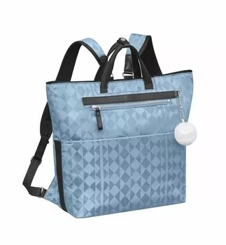 Рюкзак Kanana Monogram 2nd B5 Storage Equipment с антибактериальным карманом Safety Lock 67343 Saxophone Blue H31 x W39 x D12cm [Проект Kanana] Женский