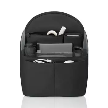 Рюкзак KOKUYO bag-in-bag деловой A4 вертикальный легкий отдельно стоящая ручка BIZRACK черный AMBG-BR100D